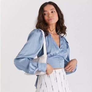 Eggie Disney Minnie Mouse Blue Long Sleeve Top